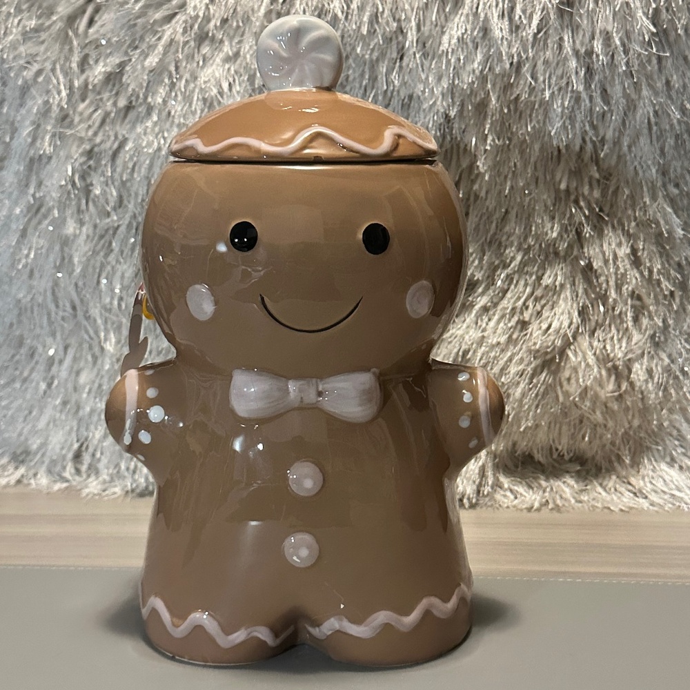 Viral tic toc Holly & Joy Gingerbread cookie jar